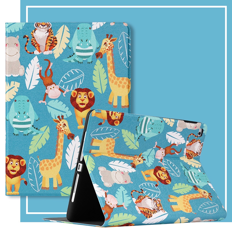 Bao da in hoạt hình cho iPad 7th 8th 10.2 2020 Pro 9.7 10.5 11inch Air Mini 1 2 3 4 5 iPad 2 3 4 iPad 9.7 2017 2018 | BigBuy360 - bigbuy360.vn