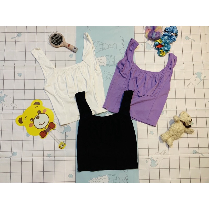 Áo yếm tay dài, áo cổ vuông hai dây siêu hot | BigBuy360 - bigbuy360.vn