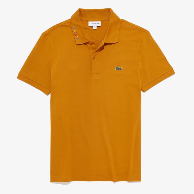 Áo thun nam Lacoste Slim Fit Multicolored Signature Stretch Piqué Polo