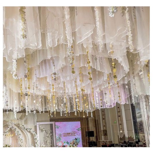 Dây sequin thả trần trang trí