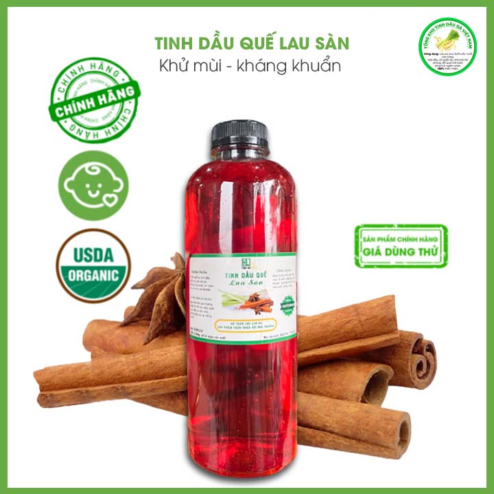 Nước lau sàn tinh dầu quế, tinh dầu lau sàn thơm phòng 1000ml