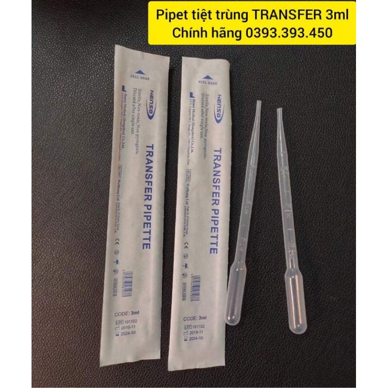 Pipet tiệt trùng TRANSFER 3ml