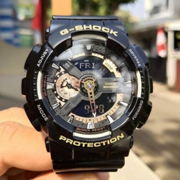 [ĐẸP. ĐỘC. GIÁ RẺ] Đồng hồ nam G-SHOCK  Casio GA-110GB-1ADR dây cao su