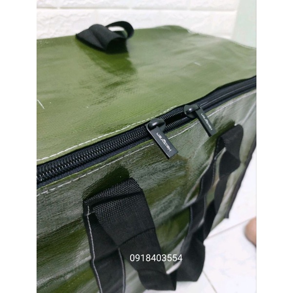 Túi Bạt Xanh Rêu