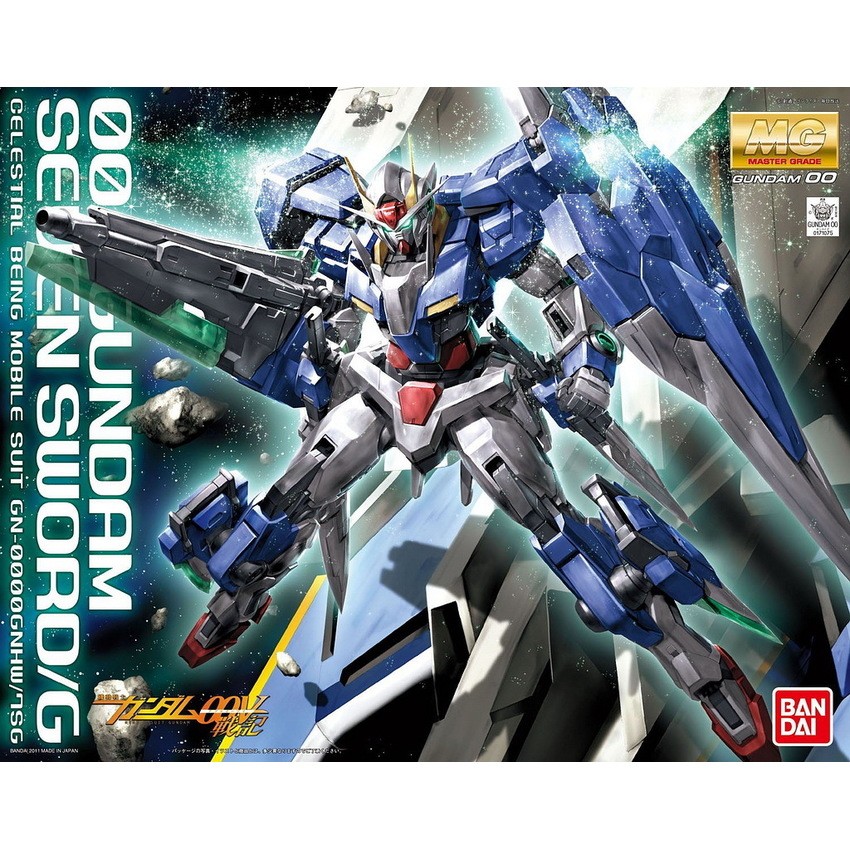 Mô Hình Gundam Bandai MG 00 Gundam Seven Sword /G 1/100 Gundam 00 [GDB] [BMG]