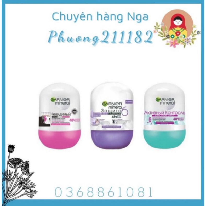 Lăn Nách Garnier 50Ml Của Nga