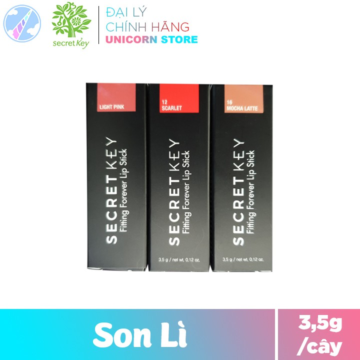 [QUÀ TẶNG] Son Lì Secret Key Fitting Forever Lipstick 3.5g