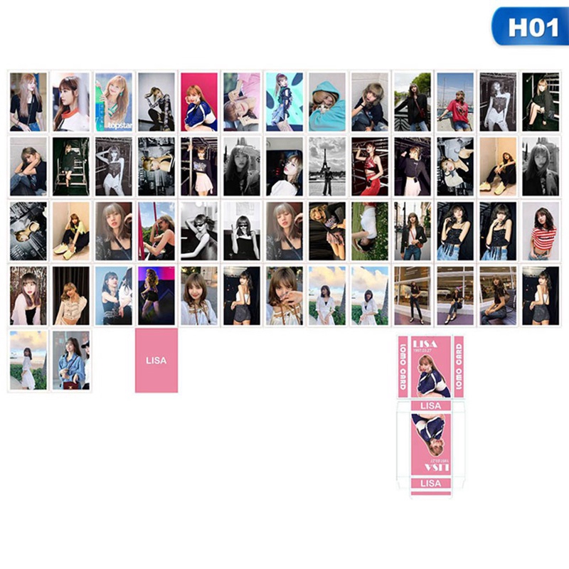 Set 54 Tấm Thẻ Ảnh In Hình Nhóm Nhạc Blackpink | BigBuy360 - bigbuy360.vn