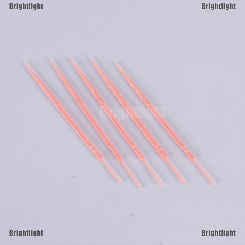 Bộ 100 Tăm Xỉa Răng 2 Đầu Chuyên Dụng Cho Răng Miệng