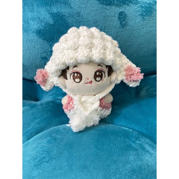 Quần áo búp bê 10cm bộ cừu