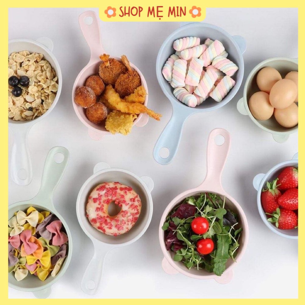 ￼Set chén/ bát Gấu Teddy Bear có tay cầm từ Hàn Quốc cho bé ăn dặm (sản phẩm không hộp)