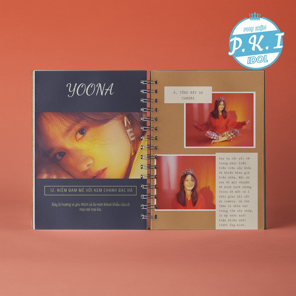 Bộ Photobook Album ảnh Siêu Xinh Đẹp Của SNSD YONA - QUÀ TẶNG K-POP