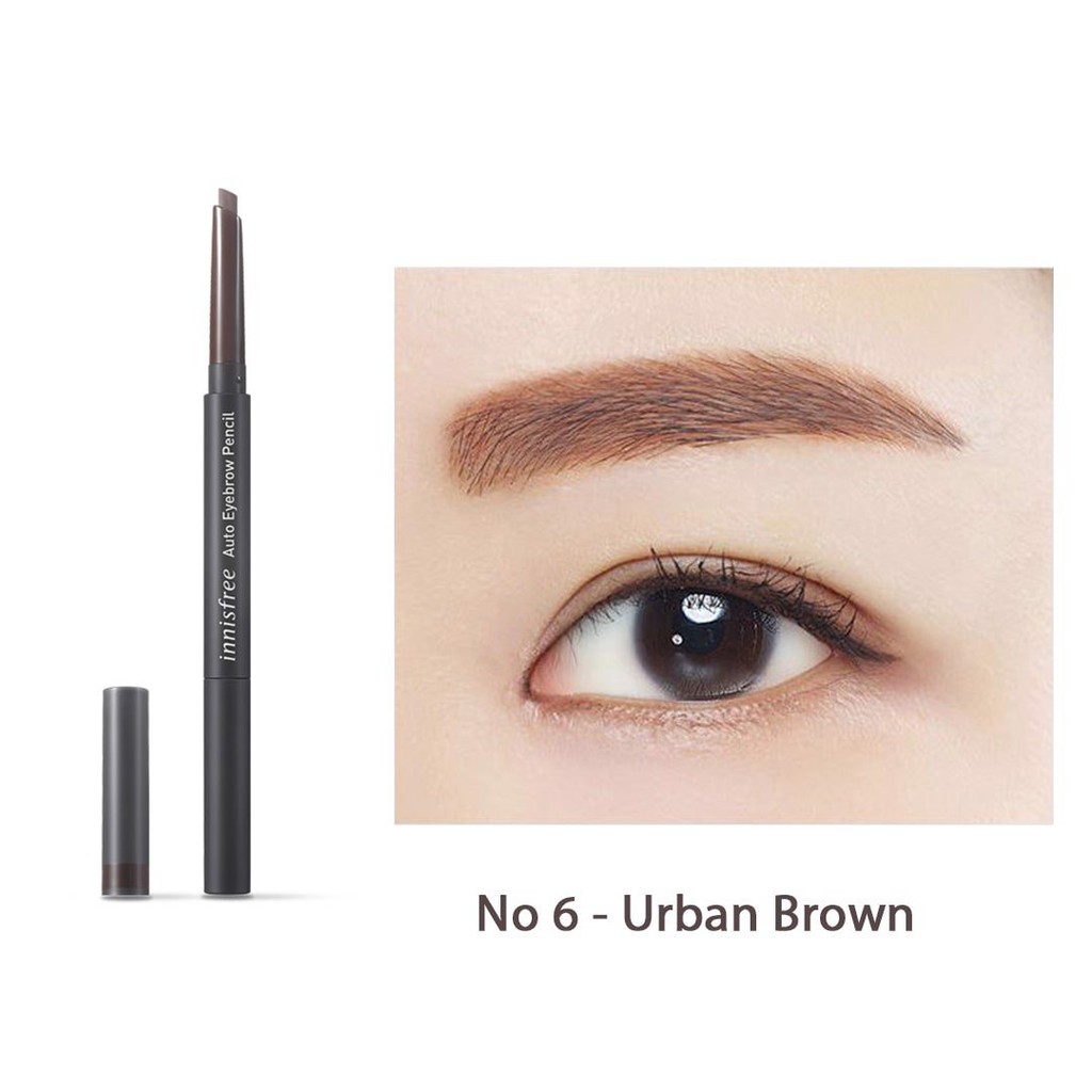 Chì kẻ mày ngang lâu phai Innisfree Auto Eyebrow Pencil