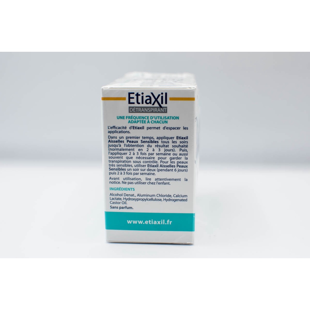 Lăn Ngăn Khử Mùi, Giảm Mồ Hôi Etiaxil Dành Cho Da Nhạy Cảm 15ml (Màu Xanh Lá)