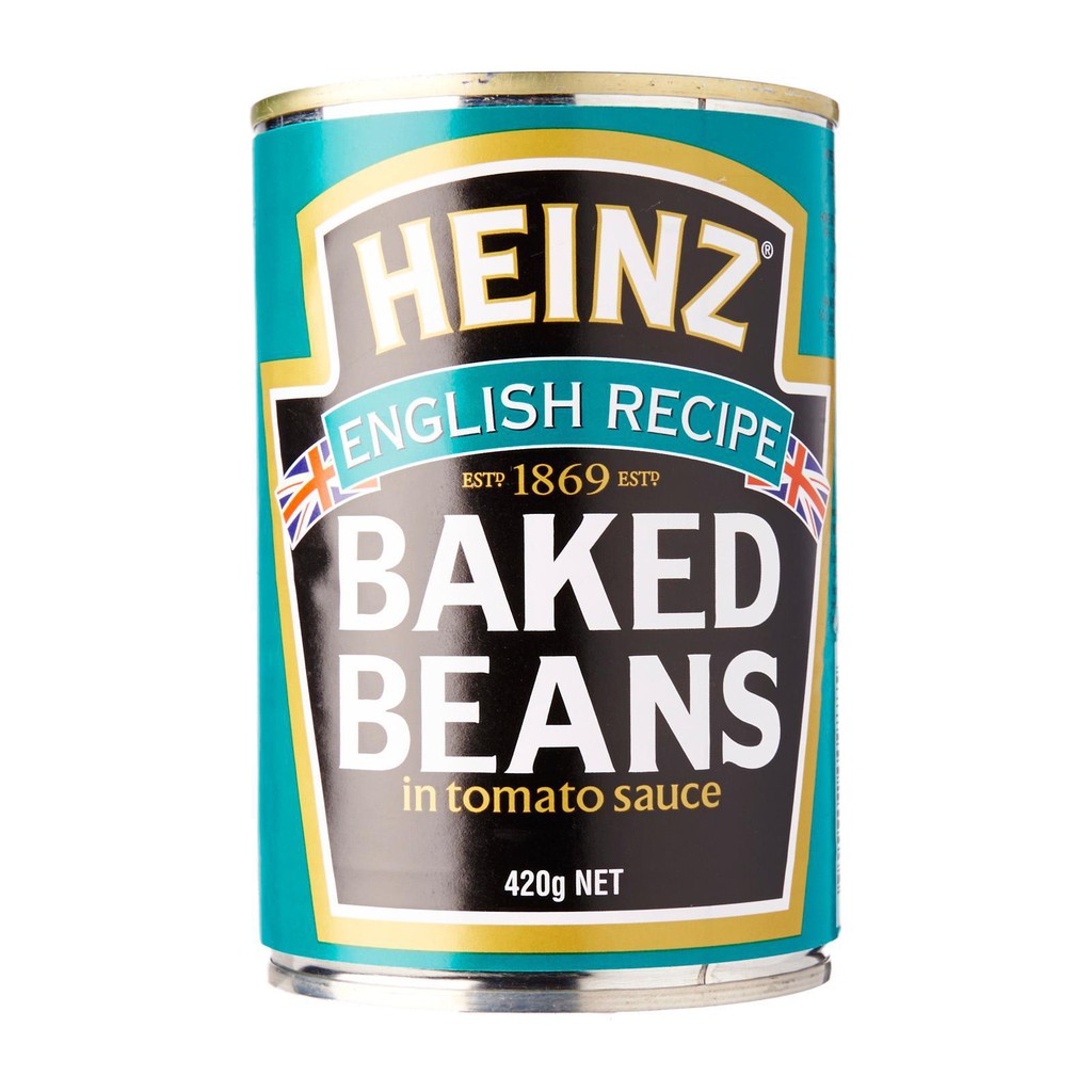 Đậu sốt cà chua đóng hộp Heinz Baked Bean - Hàng nhập Anh Quốc 420g