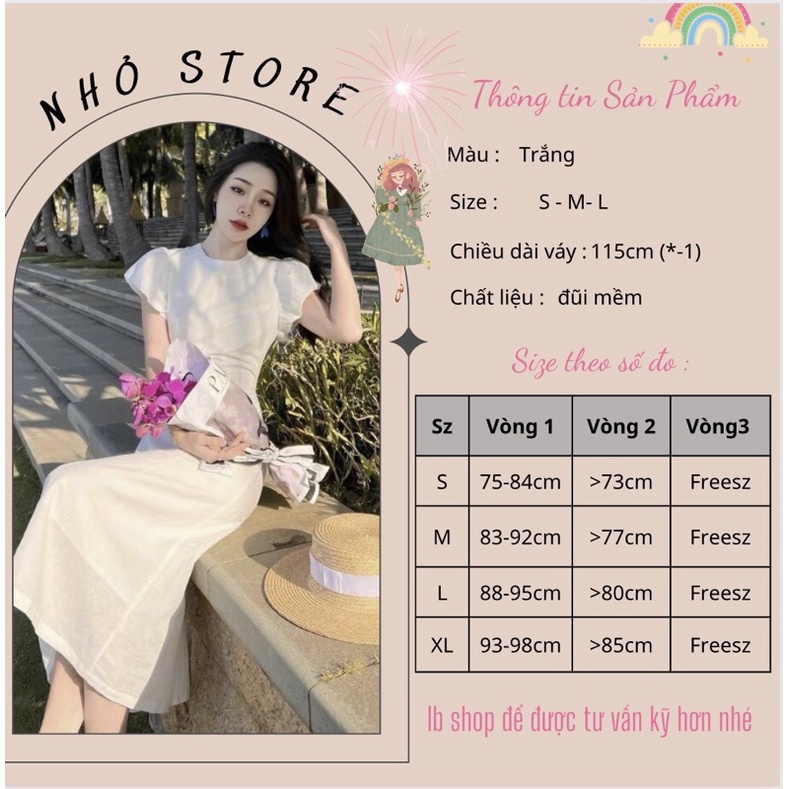 Đầm trắng hở lưng đi biển siêu xinh , hàng cao cấp loại 1 , freeship , đầm trắng hở lưng đi du lịch sang chảnh | BigBuy360 - bigbuy360.vn