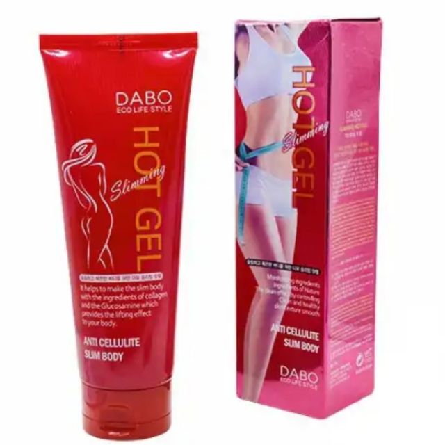 Kem tan mỡ Slimming Hot Gel Dabo 200g