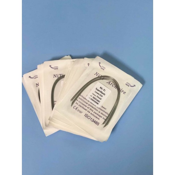 10 SỢI DÂY CUNG CHỈNH NHA - DÂY CUNG NIỀNG RĂNG NHA KHOA NITI,SS