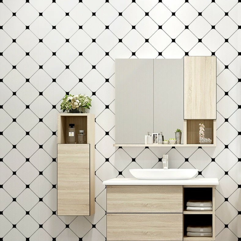 Giấy dán bếp tráng nhôm chịu nhiệt chống dầu mỡ khổ rộng 60cm dài 2.5m, decal dán tường giả gạch đẹp
