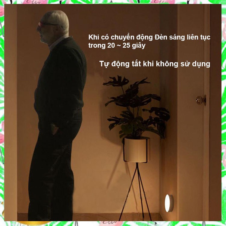 Đèn Led Cảm Biến không dây 9 đèn led cảm ứng chuyển động, dán tủ quần áo, phòng ngủ, cầu thang | BigBuy360 - bigbuy360.vn