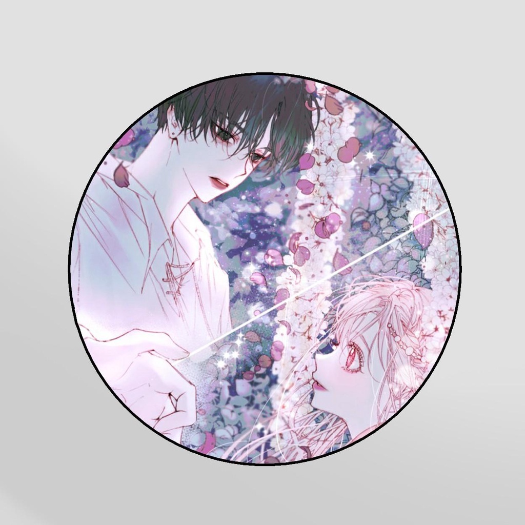 Huy Hiệu in hình TRỞ THÀNH GIA ĐÌNH CỦA NHÂN VẬT PHẢN DIỆN manhwa cài áo túi xinh xắn anime chibi