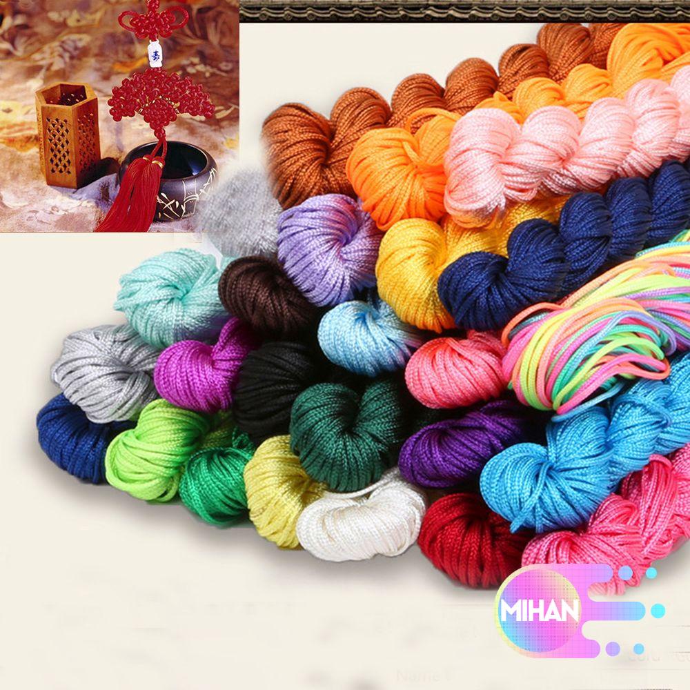 Cuộn dây vải lụa satin 2mm mềm mại dài 20m nhiều màu dùng làm đồ thủ công