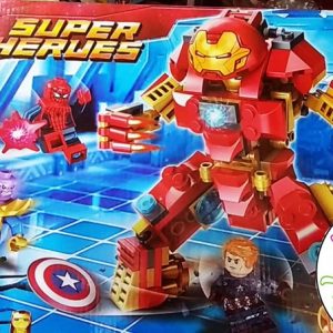 [Có sẵn] Lắp ráp xếp hình NON Lego 66019 : SUPER HEROES STEEL MECHA CƠ KHÍ THÉP 260 MẢNH