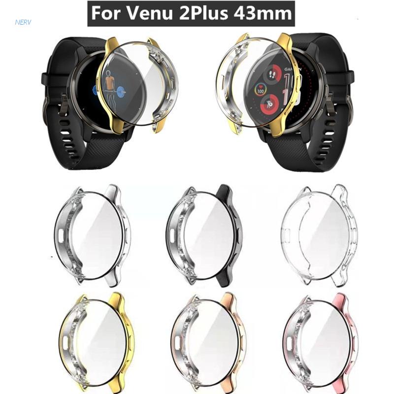 Ốp TPU Mềm Chống Trầy Bảo Vệ Màn Hình Đồng Hồ Garmin Venu 2 Plus 43mm