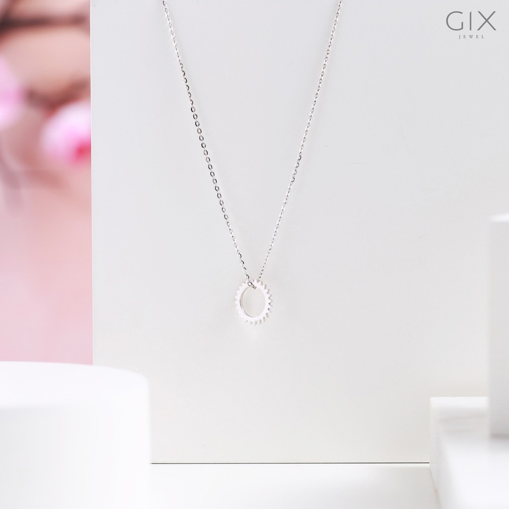 Dây chuyền bạc 925 mạ vàng mặt trời the SUN Gix Jewel SPGDC19