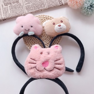 Bờm cài tóc mặt thú cute