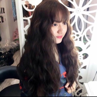 Tóc nguyên đầu xù sóng, cực đẹp