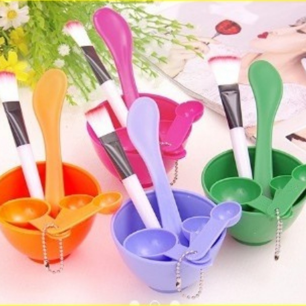 Bộ bát trộn kem mặt nạ/ dưỡng da cao cấp 5 món/ phụ kiện làm đẹp