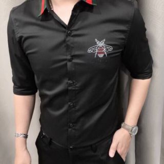 Sơ mi nam đính đá họa tiết