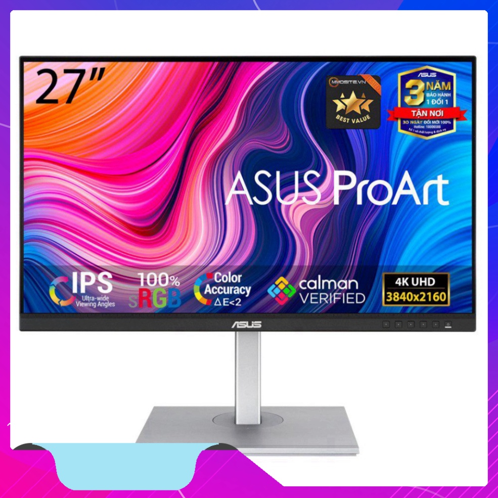 Màn Hình giỏi Asus Proart PA279CV 27" 4K UHD IPS 100% sRGB 100% Rec (vô địch tầm giá)