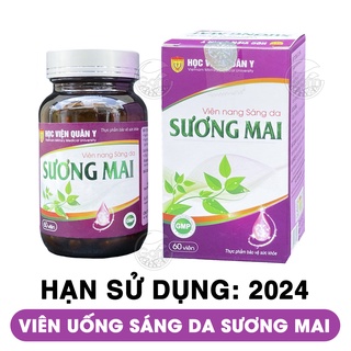Viên uống sáng da sương mai Học Viện Quân Y 60 viên mờ nám tàn nhang da trắng mịn màng Học Viện Quân Y Việt Nam