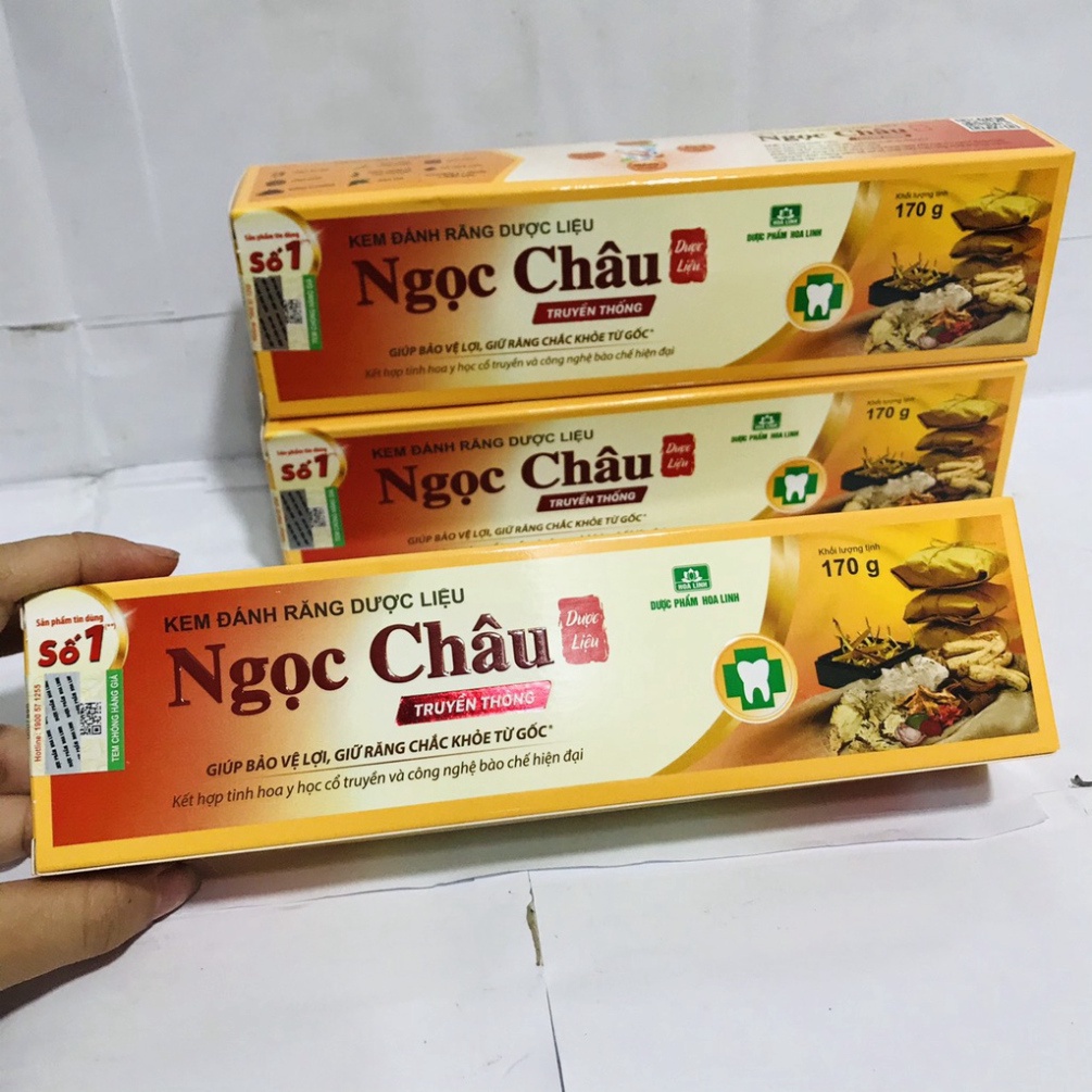 Kem đánh răng dược liệu Ngọc Châu