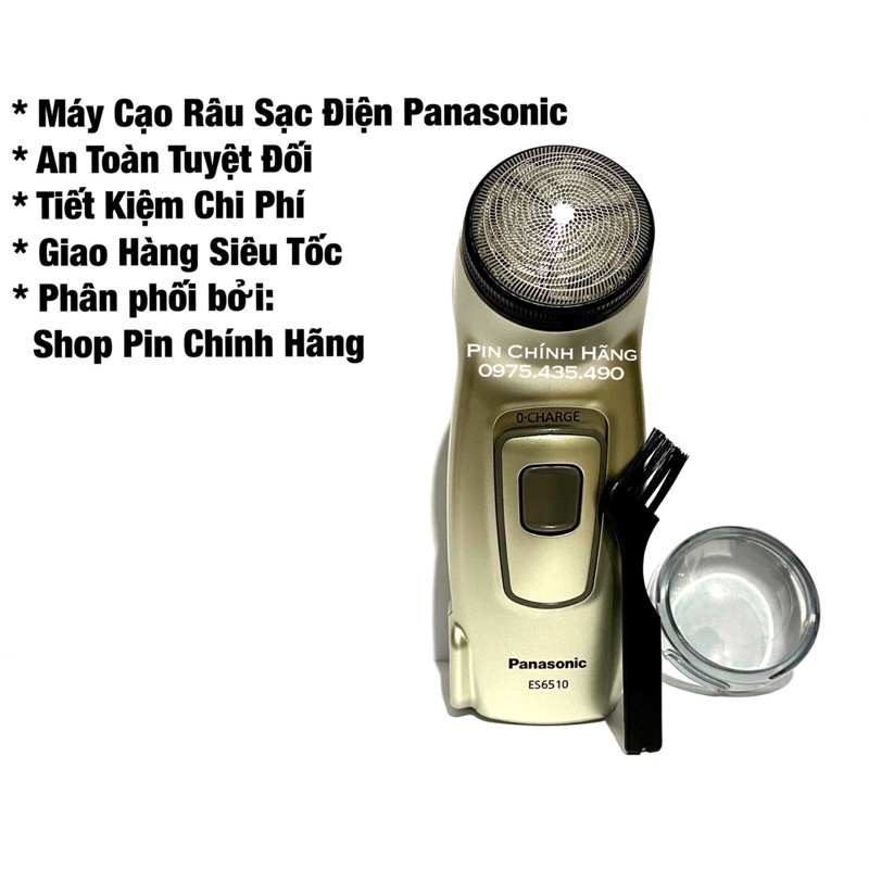 Máy Cạo Râu Panasonic Cao Cấp Sạc Điện ES6510 - Hàng Nhập Khẩu