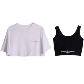Set Croptop backup 2 món [ kèm hình thật]
