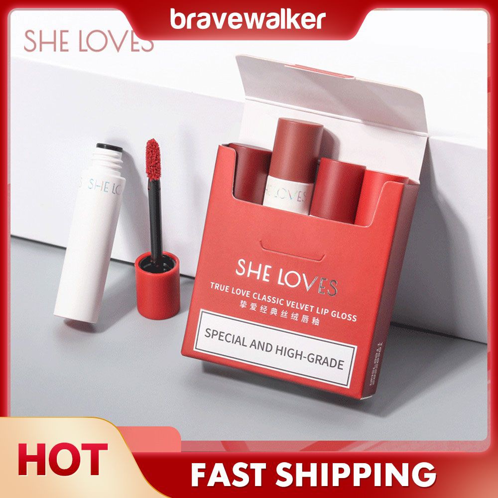 (Hàng Mới Về) Bộ Son Kem Lì Kháng Nước Không Phai Cho Nữ | BigBuy360 - bigbuy360.vn