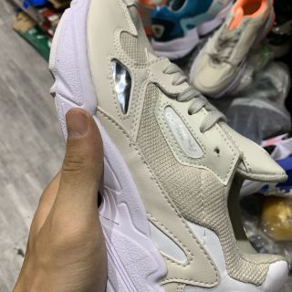 < VIDEO + ẢNH THẬT > GIÀY SNEAKER FALCON TRẮNG FULL THẤP CỔ