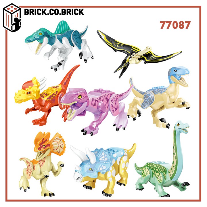 Đồ Chơi Lắp Ráp Non LEGO Khủng Long Mô Hình Dinosaur Jurrasic World - Thế Giới Khủng Long 77087 MẪU MỚI