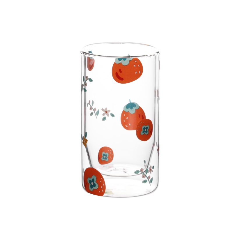 SWEEJAR Cốc  240ML/360ML hai lớp thủy tinh borosilicate chịu nhiệt độ cao chống bỏng để đựng cà phê