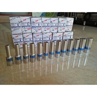 Đầu tuýp top 6 cạnh 1/2'' dài đủ các số 8mm-32mm