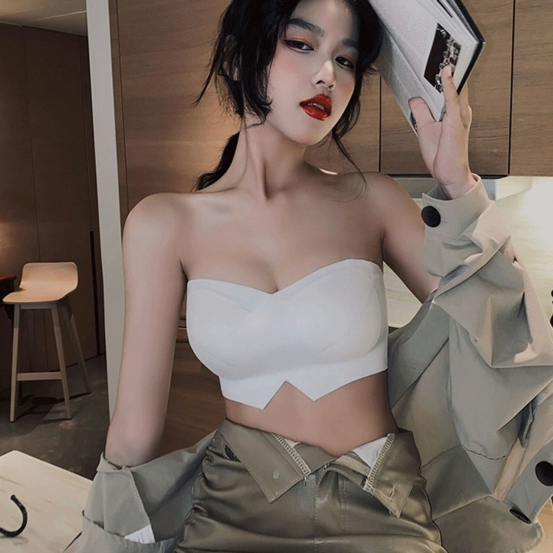 Áo Lót Nâng Ngực Không Dây Chống Trượt Thiết Kế Quyến Rũ Cho Nữ