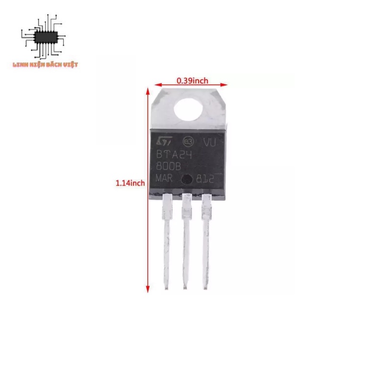 Triac BTA24  mới chất lượng cao.