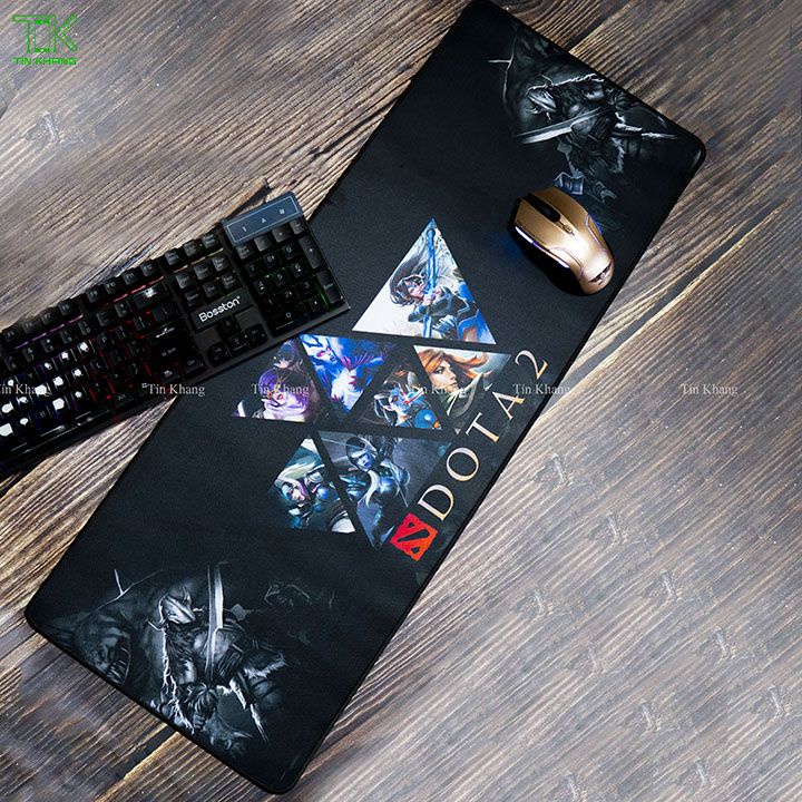 Lót chuột cỡ lớn pad chuột chuyên game siêu bền đẹp - Lót Dota , bàn di chuột S6 game cỡ lớn 30cm x 80cm