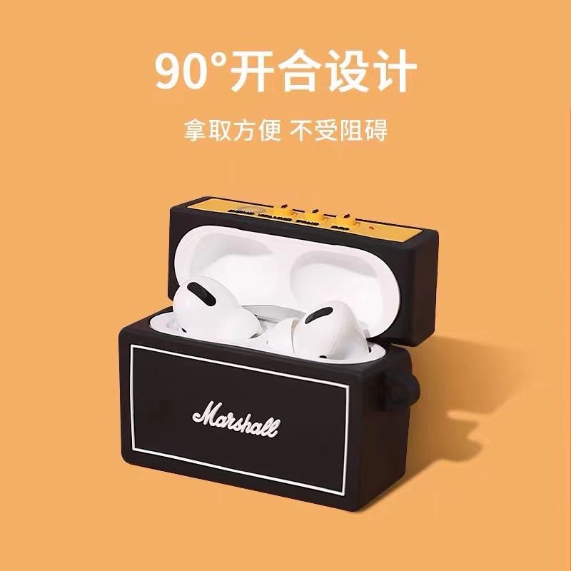 Case Airpod 1 2 3 2021 | Pro | Pro 2 2022 Marshall Kilburn - Vỏ bọc Cover đựng tai nghe không dây Airpods Loa nghe nhạc