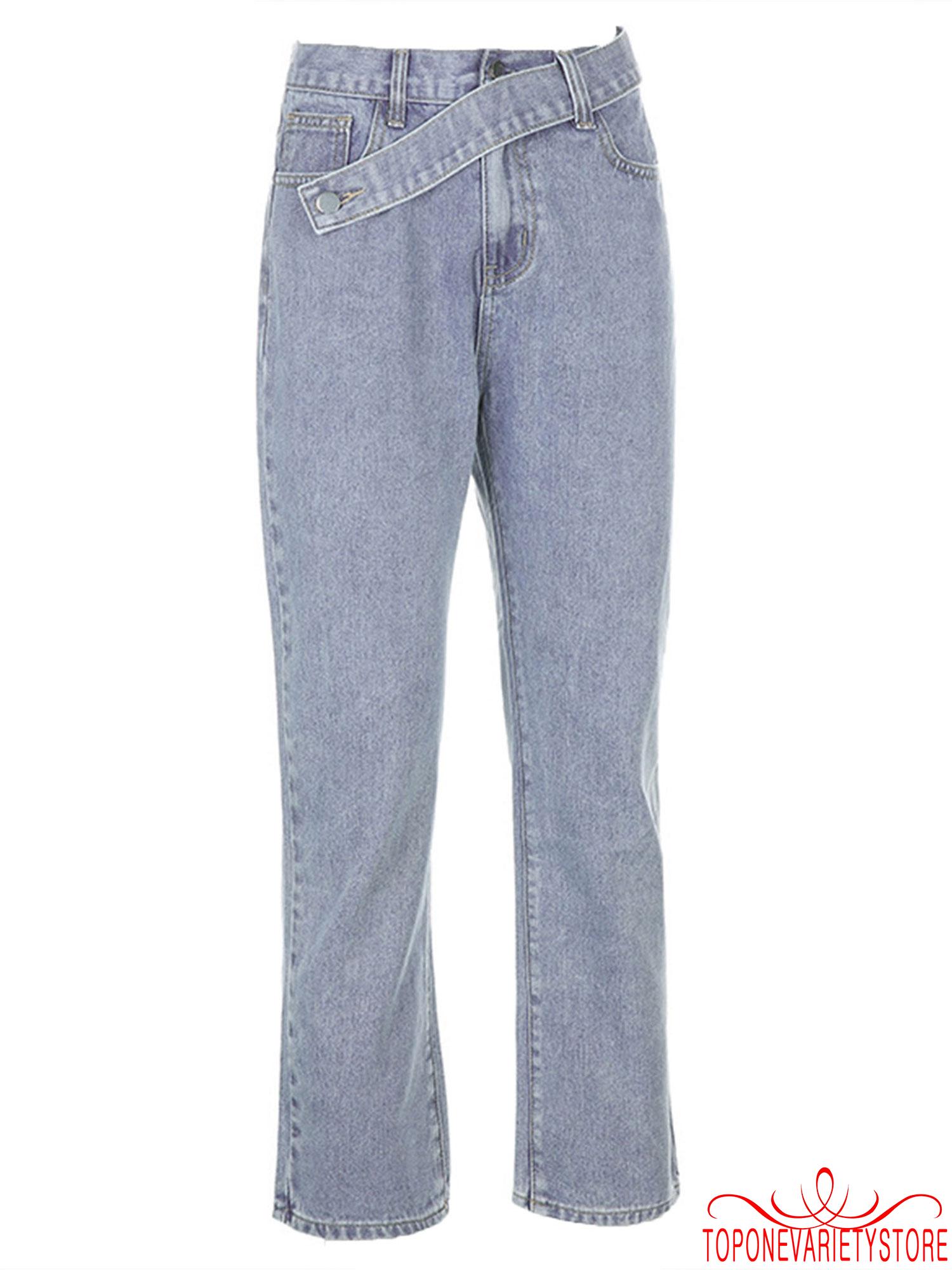 [Mã FADIRECT20 giảm 20K đơn 150K] Quần Jeans Nữ Dài Lưng Cao Ống Đứng Thời Trang | BigBuy360 - bigbuy360.vn