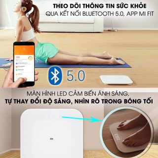 Cân điện tử sức khỏe xiaomi mi smart scale 2 nun4056gl - bảo hành 24 tháng - ảnh sản phẩm 6