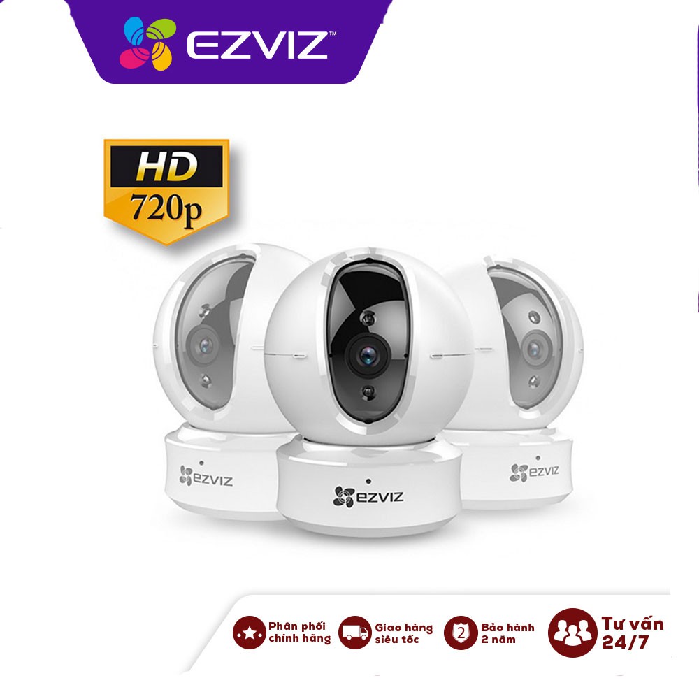Camera IP Wifi xoay thông minh EZVIZ (C6N 1080p) C6CN (720P) -Hỗ trợ cổng mạng